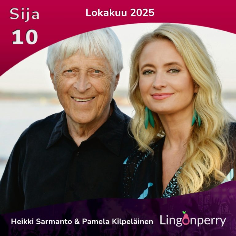 October 2025 number 10 Heikki Sarmanto & Pamela Kilpeläinen