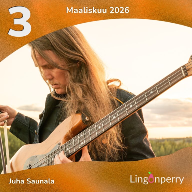 March 2026 number 3 most listened artist Juha Saunala