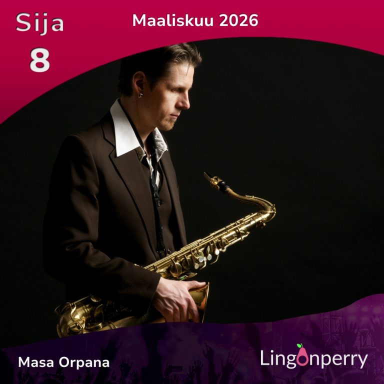 March 2026 number 8 most listened artist Masa Orpana