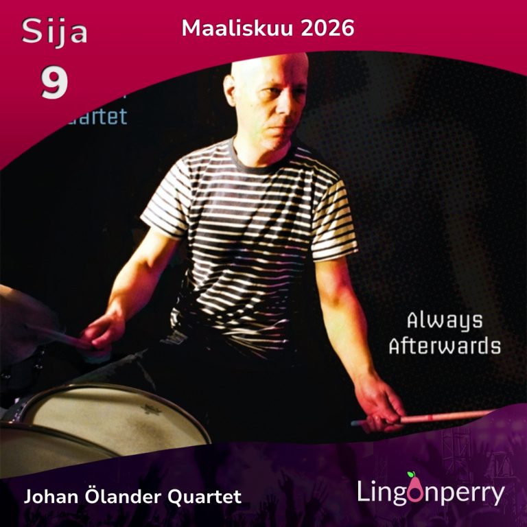 March 2026 number 9 most listened artist Johan Ölander Quartet