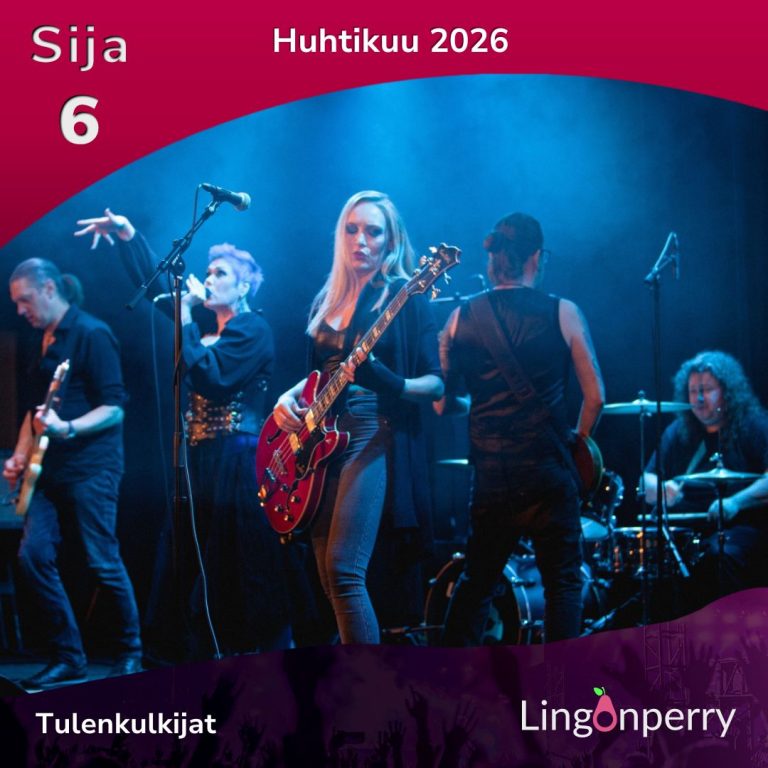April 2026 number 6 most listened artist Tulenkulkijat